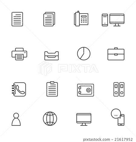 Office Icons. Office Icons. 21617952