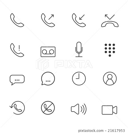Contact icon. Contact icon. 21617953