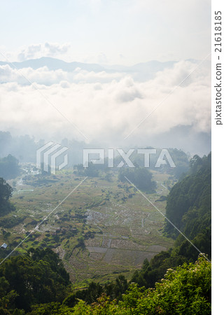 Tana Toraja landscape from above 21618185