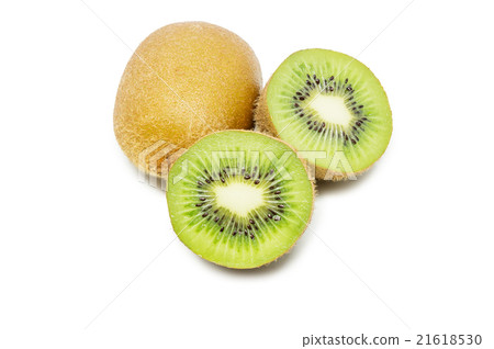Kiwi fruit isolated on white background. Kiwi fruit isolated on white background. 21618530