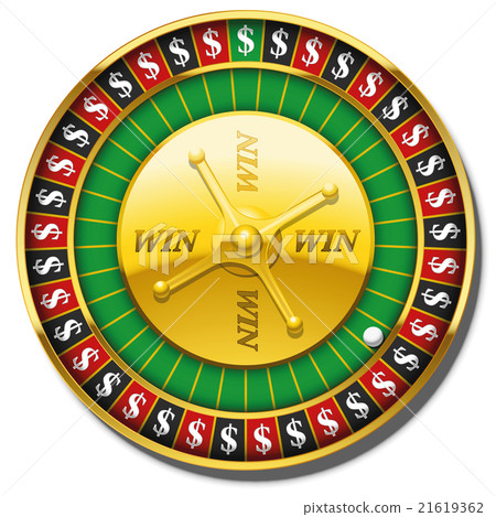 Roulette Wheel Dollars Symbol Win Roulette Wheel Dollars Symbol Win 21619362