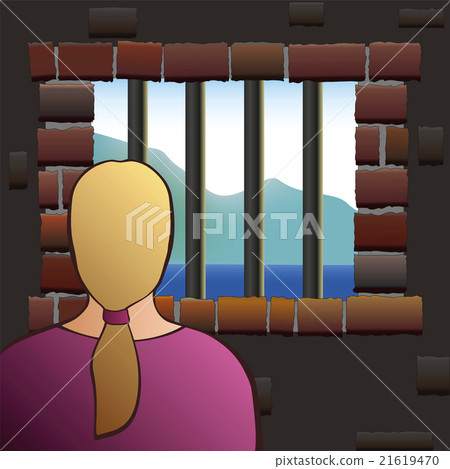 Captivity Woman Detainee Prisoner Jail Captivity Woman Detainee Prisoner Jail 21619470