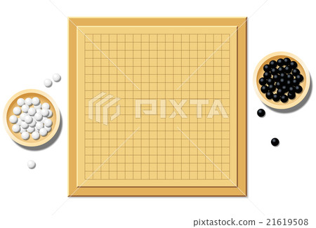 Go Game Blank Start Of Play Board 21619508