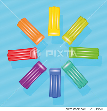Pool Air Mats Colors Group Circle Pool Air Mats Colors Group Circle 21619509
