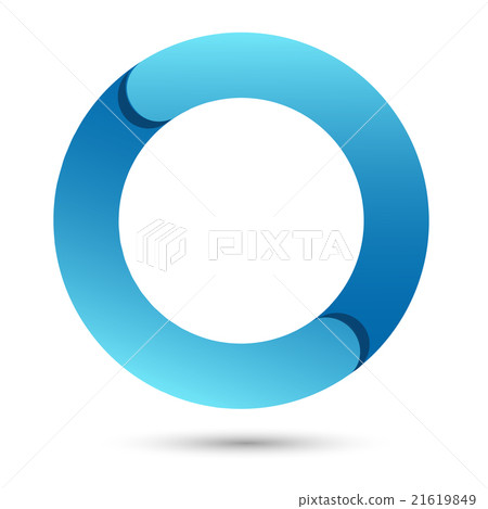 Number Zero with white and gray color . Vector  21619849