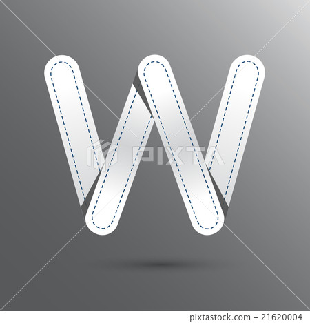 v font vector with blue and pink color v font vector with blue and pink color 21620004
