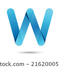 v font vector with blue and pink color  21620005