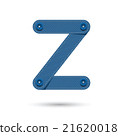v font vector with blue and pink color  21620018