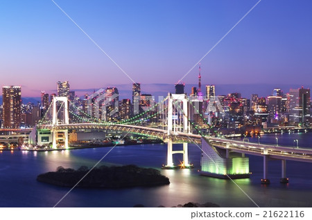 從“富士電視球觀察室”100張原始夜景拍攝的彩虹橋 從“富士電視球觀察室”100張原始夜景拍攝的彩虹橋 21622116
