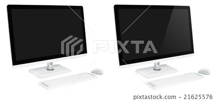 Modern business white desktop computer 21625576