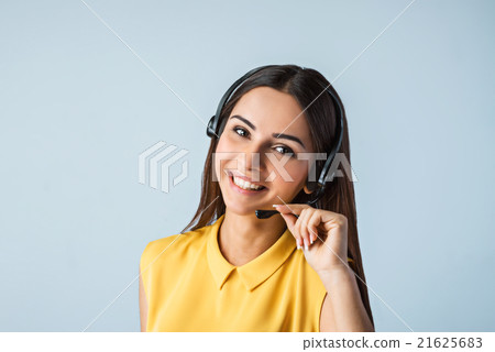 Nice photo of call center operator Nice photo of call center operator 21625683