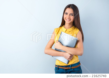 Nice photo of young business woman 21625740