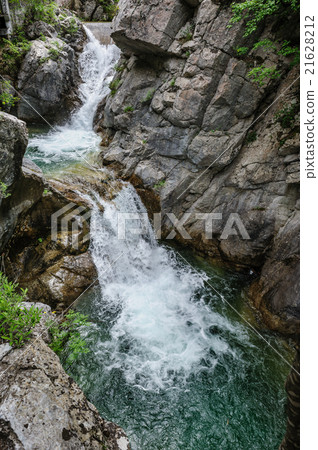 Waterfall in Olympus Mountains 21628212