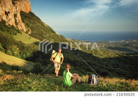 Hiking in a mountains 21630020