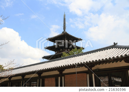 法隆寺西院伽藍 法隆寺西院伽藍 21630396