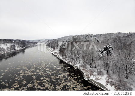winter river Neman winter river Neman 21631228