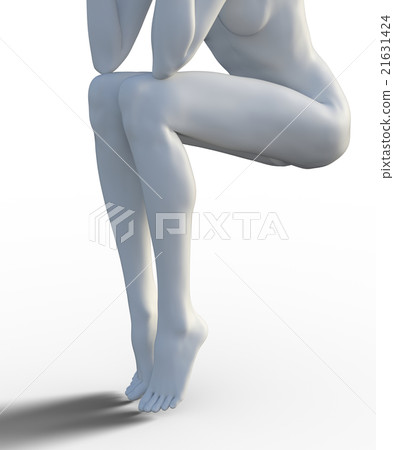 Female image White mannequin perming3DCG Illustration material Female image White mannequin perming3DCG Illustration material 21631424