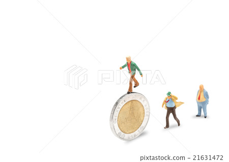 businessman and Coin businessman and Coin 21631472