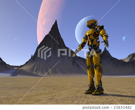 Planet image space star perming3DCG illustration material Planet image space star perming3DCG illustration material 21631482