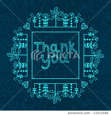 poster with the words thank you 21632886