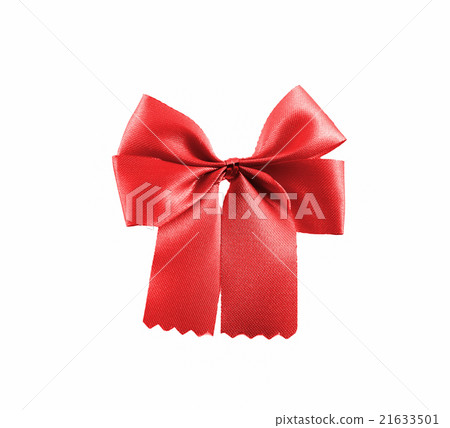 Red ribbon object isolated white background. Red ribbon object isolated white background. 21633501