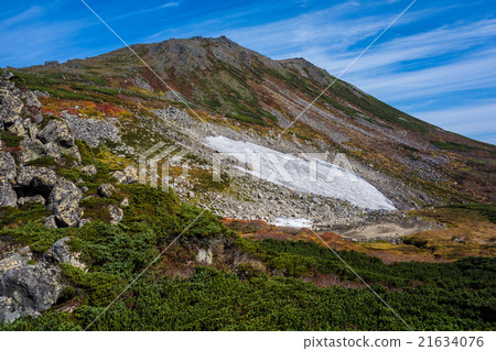 Tomurashi mountain and snow rain in fine weather. September. 21634076