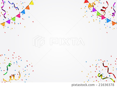 Party Background with Flags Illustration Party Background with Flags Illustration 21636378
