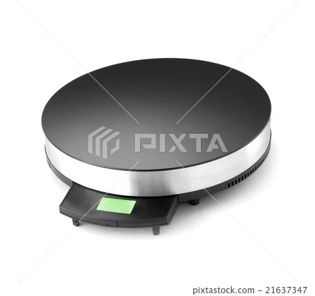 Electronic scales isolated on a white background Electronic scales isolated on a white background 21637347