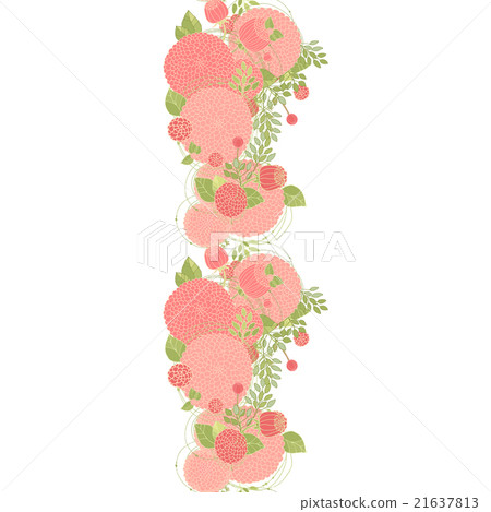 Seamless floral border Seamless floral border 21637813