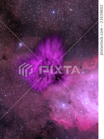 Star field in space and a nebulae Star field in space and a nebulae 21639602