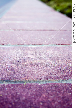 red pavement tiles, close-up red pavement tiles, close-up 21639777
