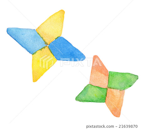 Watercolor illustration origami Watercolor illustration origami 21639870