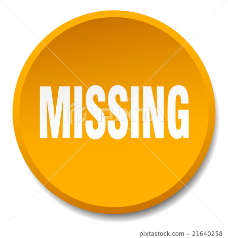 missing orange round flat isolated push button missing orange round flat isolated push button 21640258