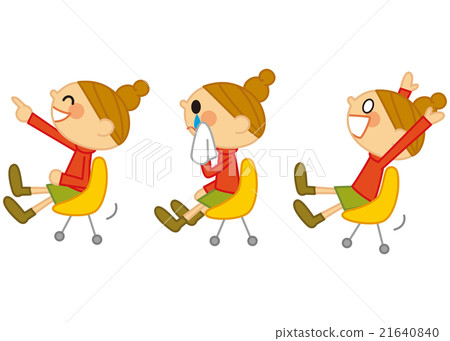 A woman watching TV A woman watching TV 21640840