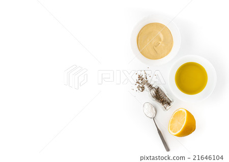 Seasoning set on the white background Seasoning set on the white background 21646104