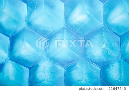 Honeycomb ice cubes background 21647240