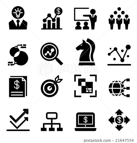 Business analysis icon 21647554