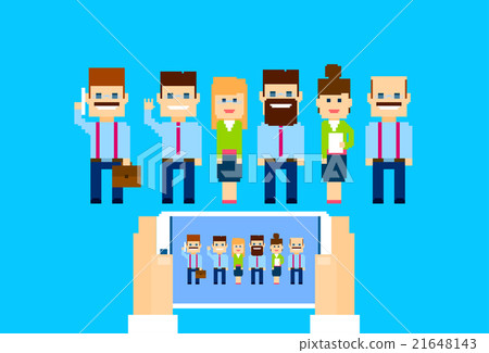 Businesspeople Group Hands Hold Cell Smart Phone Businesspeople Group Hands Hold Cell Smart Phone 21648143