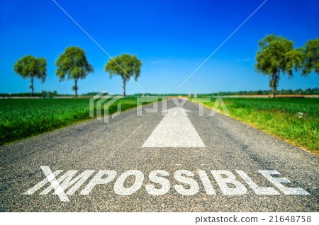 Possible word painted on asphalt road Possible word painted on asphalt road 21648758