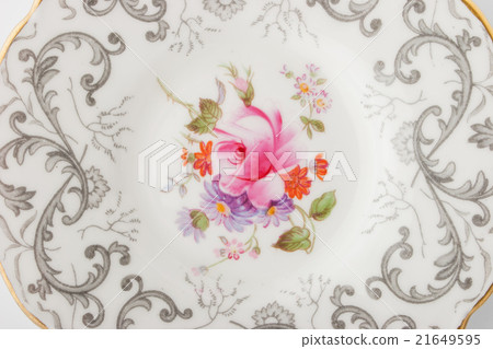 China plate top view China plate top view 21649595