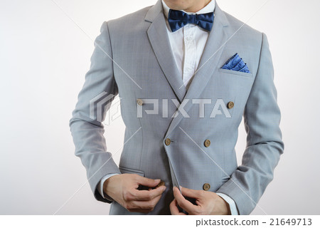 grey suit plaid texture, bowtie, pocket square grey suit plaid texture, bowtie, pocket square 21649713