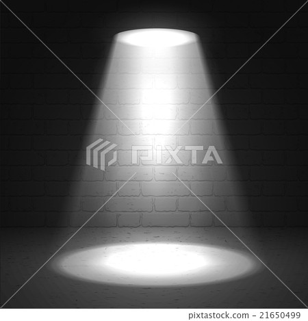 Spotlight shine effects on a dark background - Stock Illustration ...