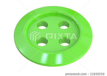 sewing button clothing, 3D rendering 21650550