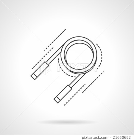 Expander flat line vector icon 21650692