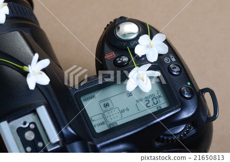 a part of top view of camera  21650813