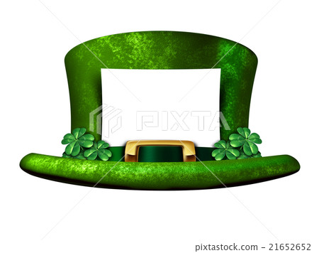 Shamrock Hat Blank Sign 21652652