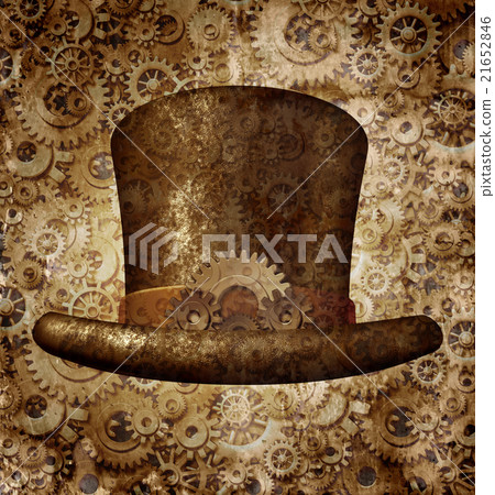 Steampunk Top Hat - Stock Illustration [21652846] - PIXTA