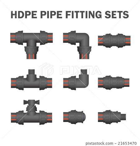 Pipe fitting vector Pipe fitting vector 21653470
