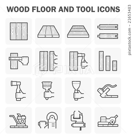 Wood floor icon 21653483