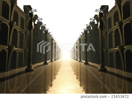 European style road 21653672